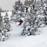 Día de freeride en Port del Compte, estación de esquí del Pirineo Catalán