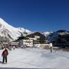 Esquiando en La Thuile