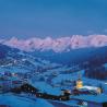 Bonita imagen de La Grand Bornand al atardecer