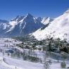 Imagen de la estación francesa de les 2 Alpes en el departamento de Isere