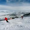 Bajando por la Tosa vermella en la Masella