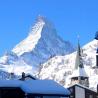 Vista del Matterhorn desde la población de Zermatt