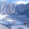 Vista de Mayrhofen en el valle de Zillertal