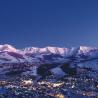 Vista nocturna Megève-Arboisie