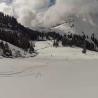 Paisaje nevado en Montreux Rochers de Naye