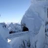 Pasaje en al llegada del teleferico de l'Aiguille du Midi