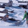 peisey Vallandry en Paradiski, camino de Les Lanches