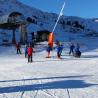 A punto para los entrenos del Ski Club de Porté, en Porté Puymorens