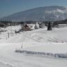 Paisaje nevado en Savoie Grand Revard