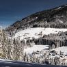 Paisaje nevado en St. Martin im Tennengebirge