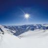 Panorámica del glaciar de Stubai