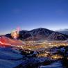 Imagen nocturna de Sun Valley Ski en Idaho