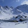 Paisaje nevado en Teglio