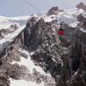 Imagen del teleférico de l'Aiguille du Midi