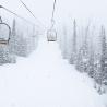 Nevando en Teton Pass