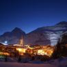 Bonita imagen nocturna de Val d'Isère