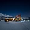 Imagen nocturna de Valle Nevado, imagen gentileza de Valle Nevado Resort