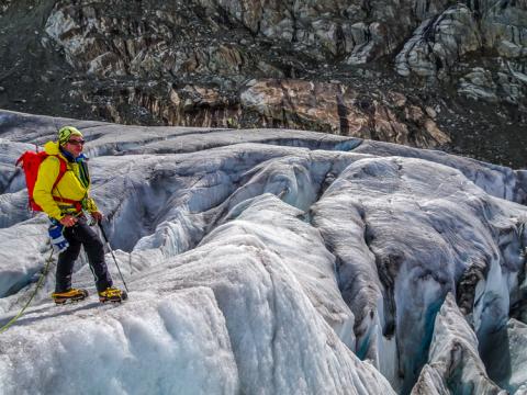 Aletschgletscher. La superficie helada más grande de Los Alpes