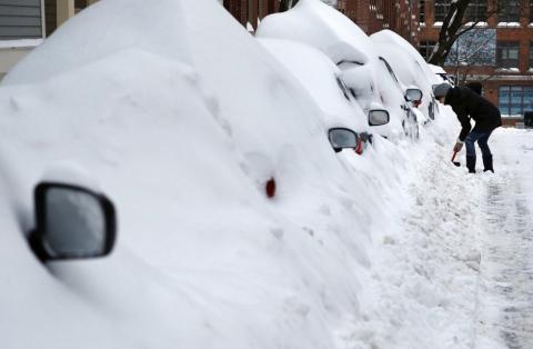 Última nevada en Nueva York. Fuente el País