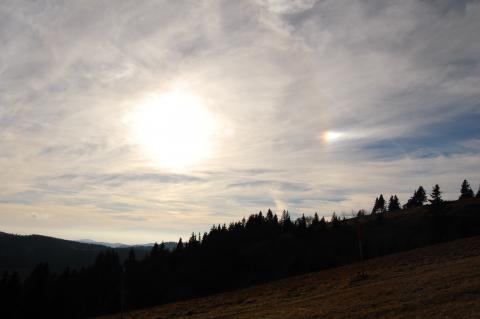 Sundog en Feldberg, selva negra