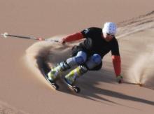 Sand Skiing: Esquí en las dunas de arena de Namibia