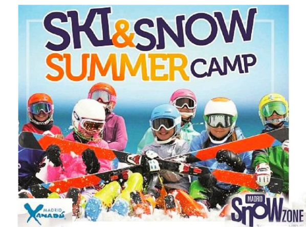 Llega la Nieve del verano en los Summer Camps de Madrid SnowZone