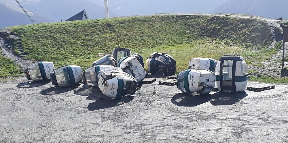 La tormenta Bárbara destroza remontes mecánicos en Saint Lary y Superbagnères