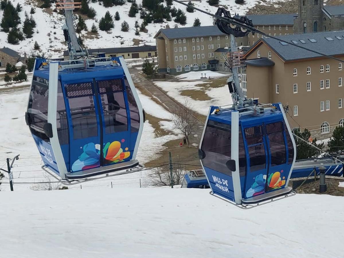 Vall de Núria estrena el renovado telecabina convertido en un teleférico