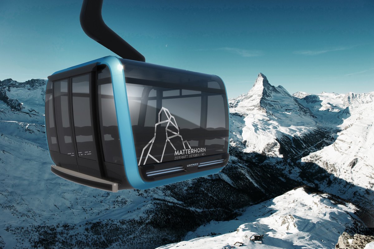 El nuevo Matterhorn Glacier Ride de Zermatt tendrá cabinas decoradas con cristales Swarovski