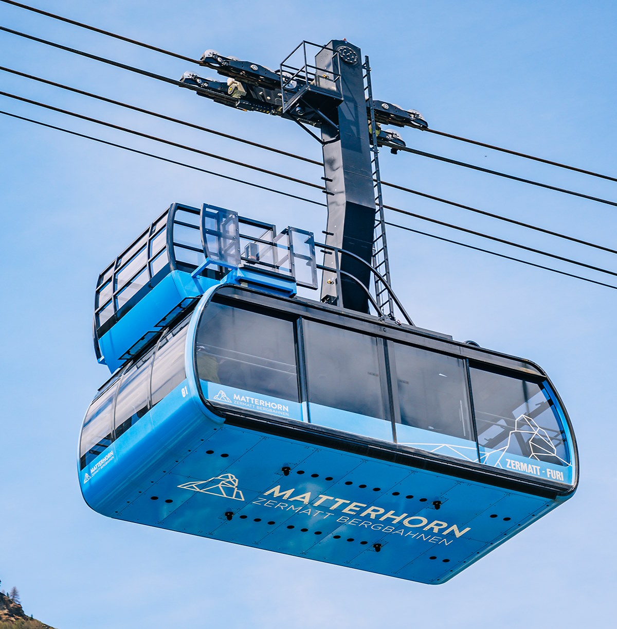 Teleférico con vistas: Nueva atracción descapotable en la estación de Zermatt