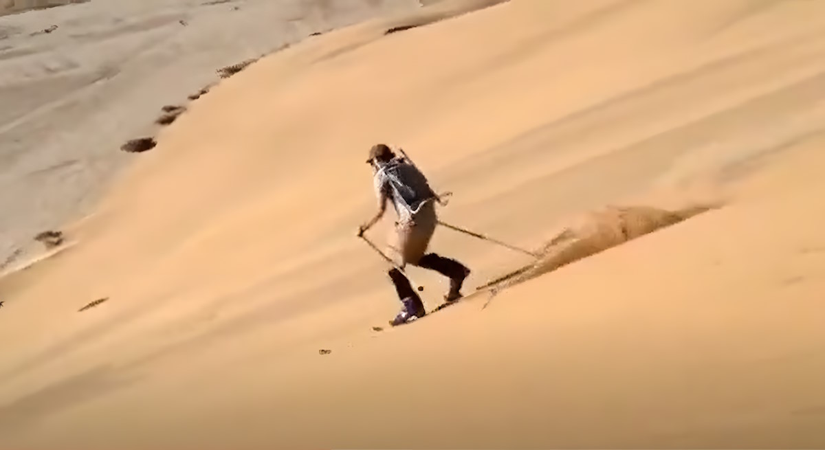 Telemark todo el año: vídeo de esquí en las dunas de arena