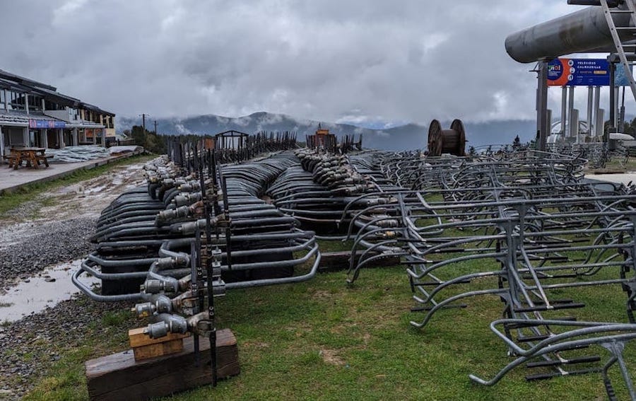 El telesilla Calmazeille de Formiguères pone rumbo a Ushuaia