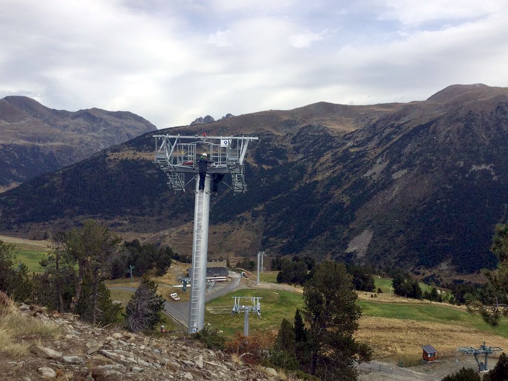 Grandvalira estrenará esta temporada un nuevo telesilla en Soldeu