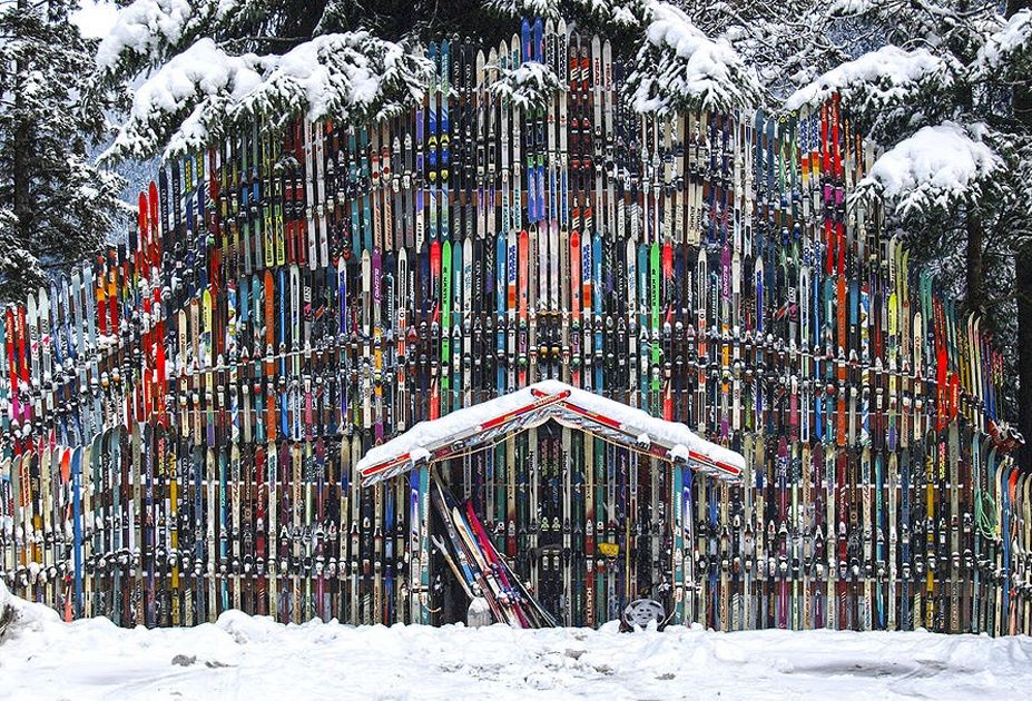 El Templo del Esquí existe y está en Juneau (Alaska)