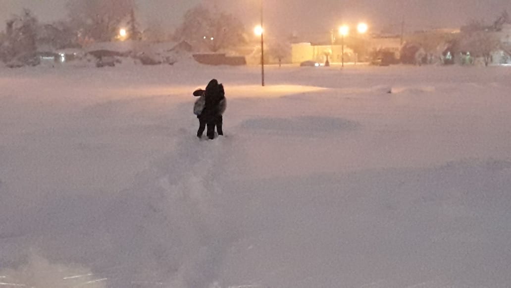 La Patagonia en jaque por las Intensas nevadas, lluvias y temperaturas de 23 grados bajo cero