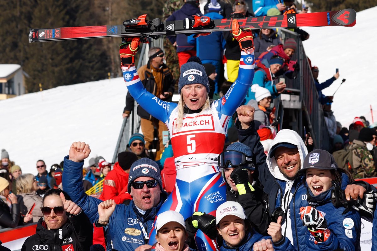 Una impresionante segunda manga permite a Tessa Worley ganar el gigante de Lenzerheide 