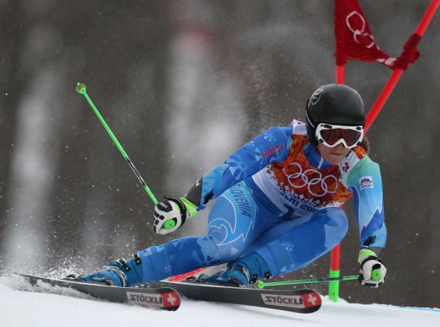 Tina Maze se convierte en la reina del esquí alpino en Sochi con su segundo oro