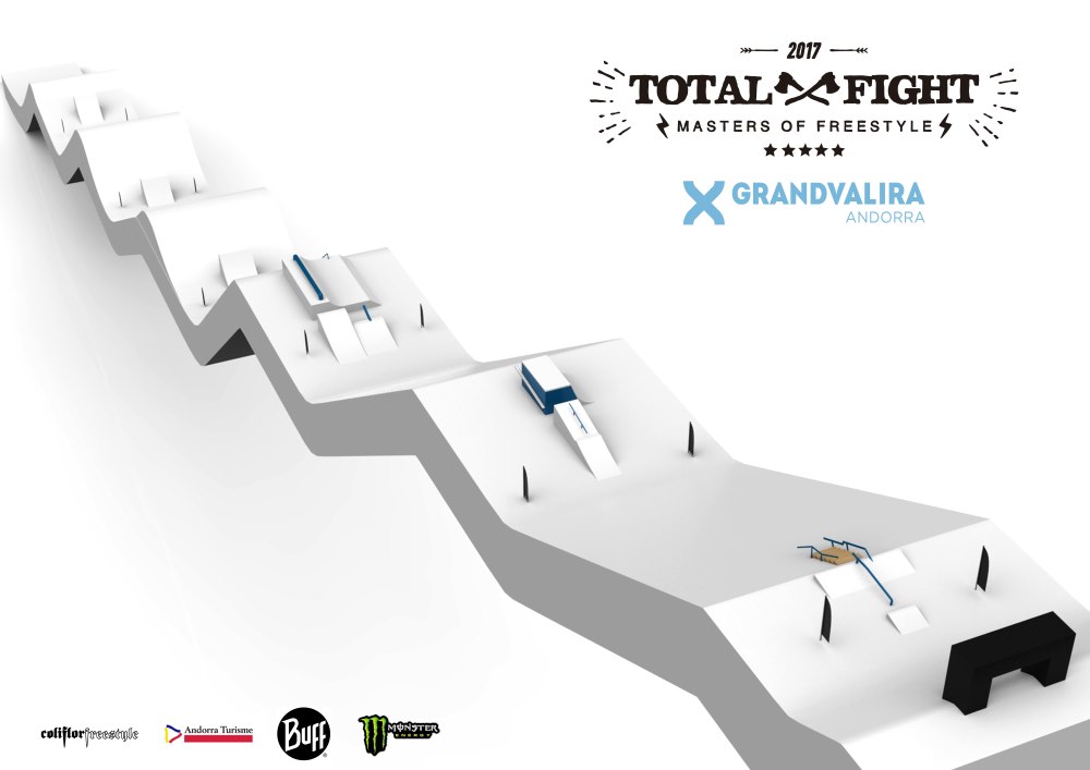 El Grandvalira Total Fight 2017 estrenará un nuevo y espectacular circuito de Slopestyle