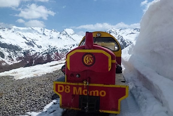 El Tren de Artouste ha sido la alternativa a la corta temporada de la estación francesa