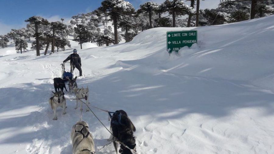 Una familia tarda 3 días en llegar al supermercado en un trineo a causa de una gran nevada