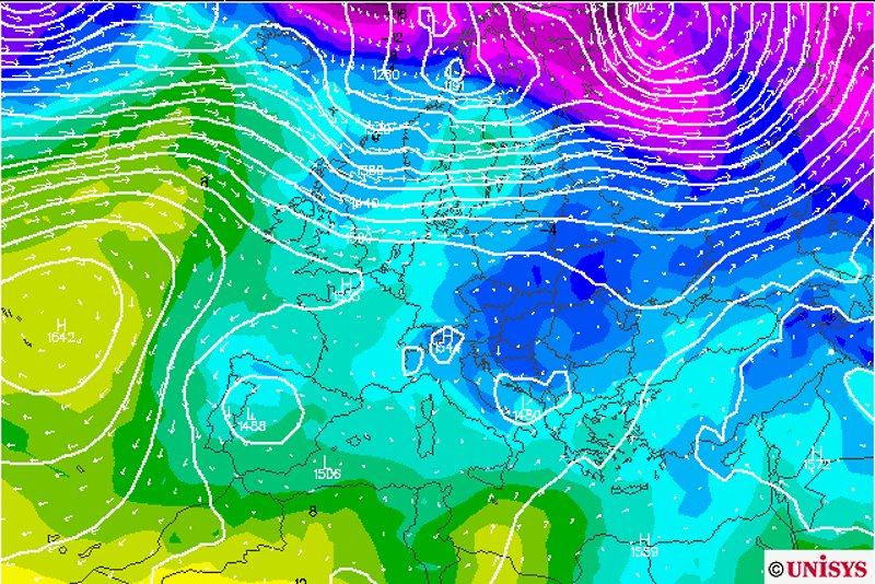 Previsión Meteo Fin de semana: Nueva borrasca en el centro y sur, nevada en Sierra Nevada