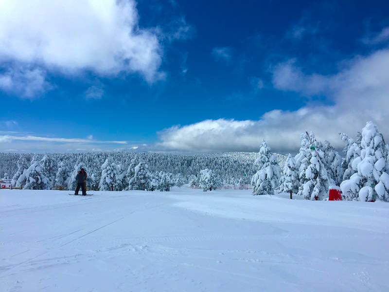 La nieve está tan a gusto que se queda a pasar las vacaciones de Semana Santa en el Reino de Aramón