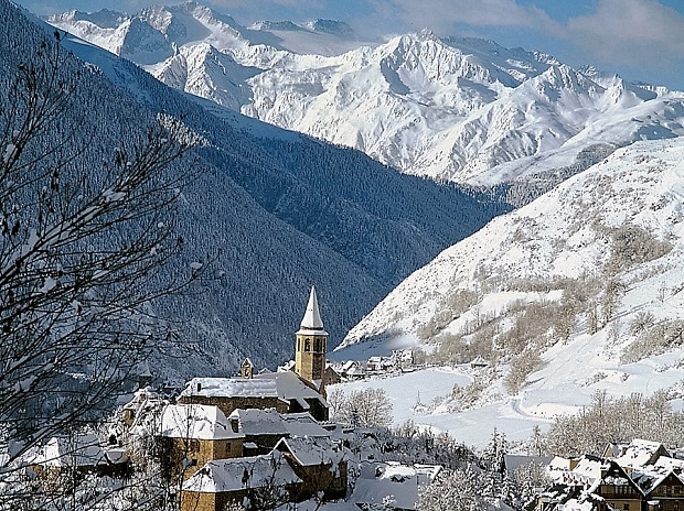 Valle de Arán en invierno