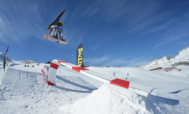 Valle Nevado inauguró un "dulce" snowpark