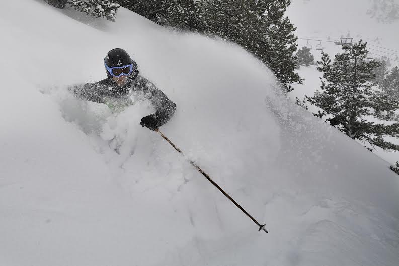 La gran nevada deja en Vallnord más de 150 cm de nieve 