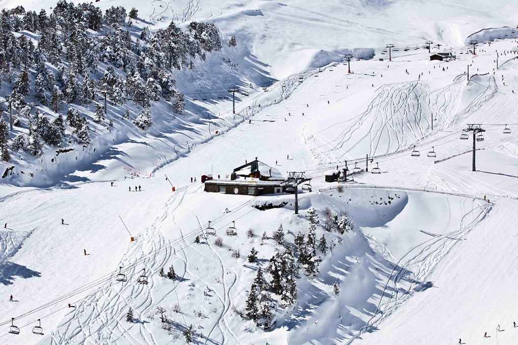 Imagen de la primera nevada de Vallnord