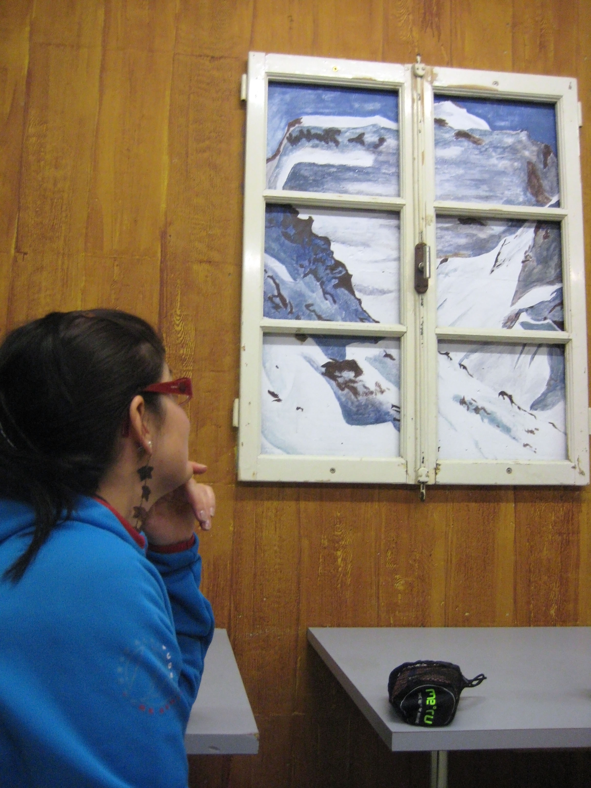 ventana en el bunker