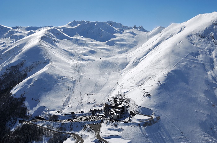 Vista aérea del sector Agudes de Peyragudes