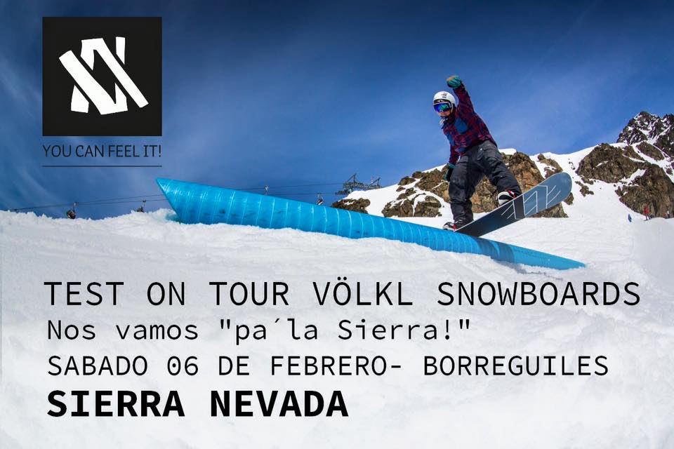 Este sábado ven al Völkl Snowboard test en Sierra Nevada