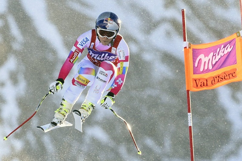 La reina Lindsey Vonn voló en el descenso de Val d'Isère 